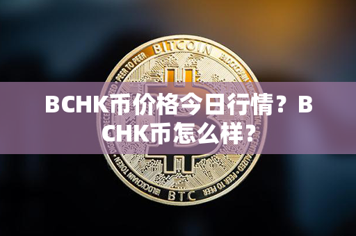 BCHK币价格今日行情？BCHK币怎么样？