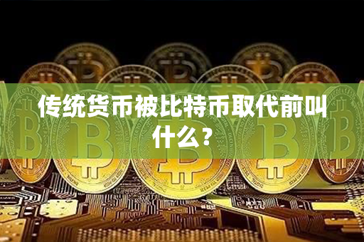 传统货币被比特币取代前叫什么？